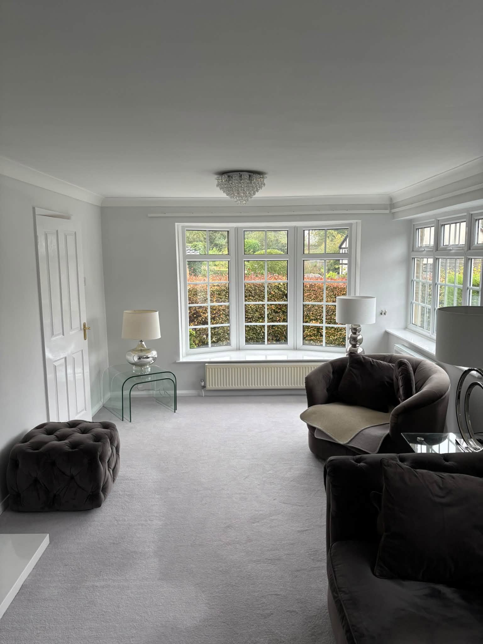 Ceiling repair & repainting — project photograph