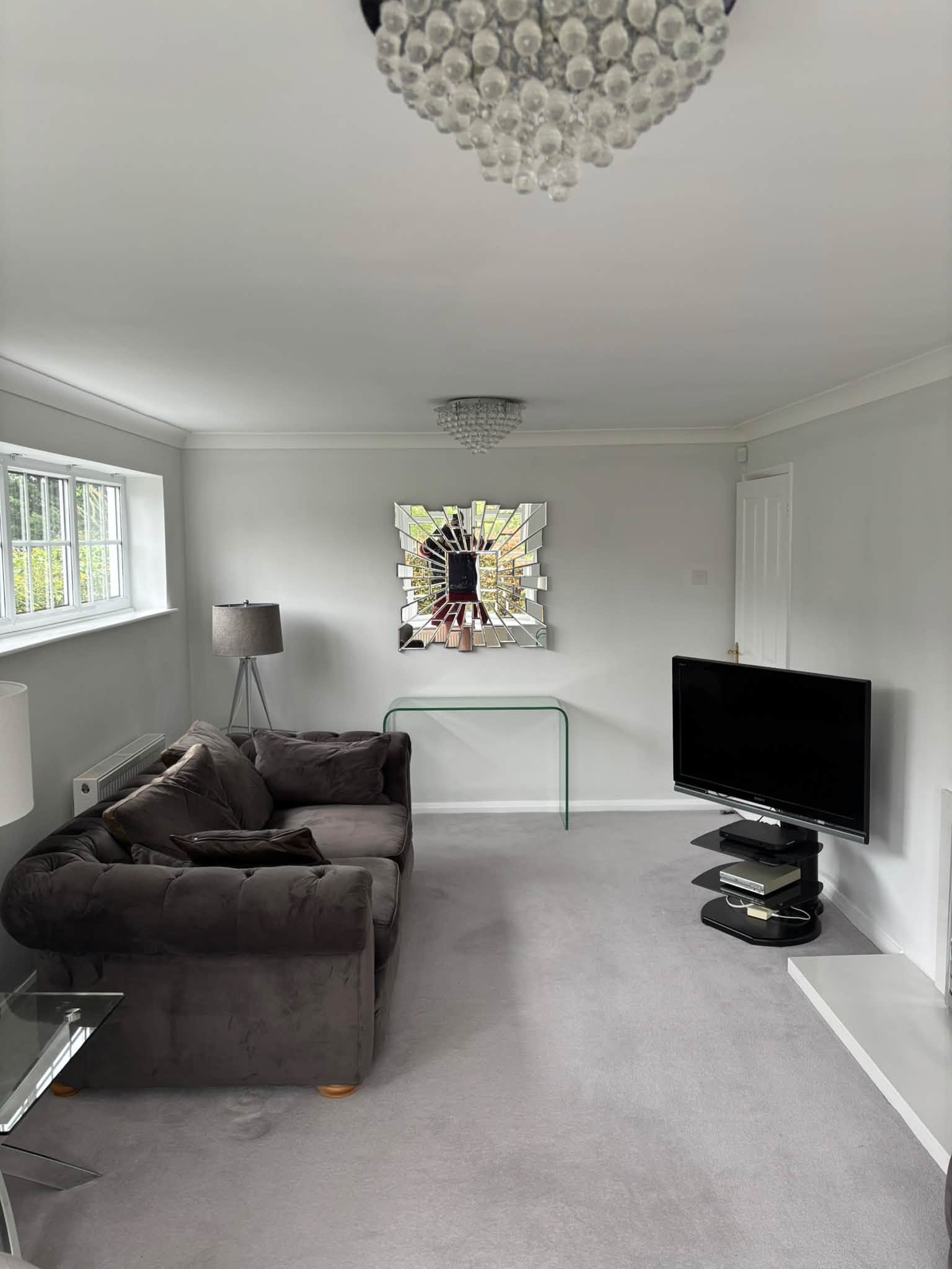 Ceiling repair & repainting — project photograph