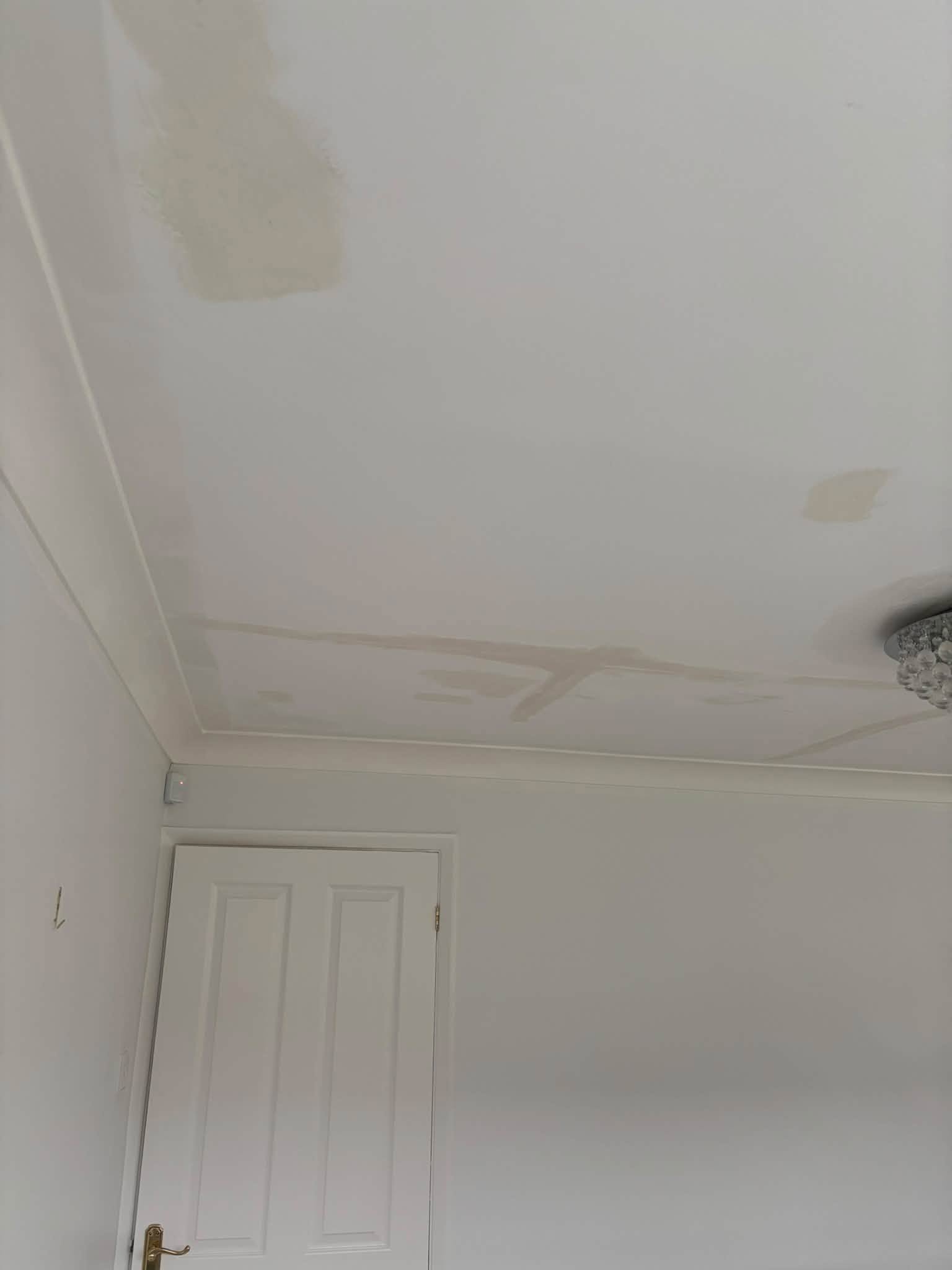 Ceiling repair & repainting — project photograph