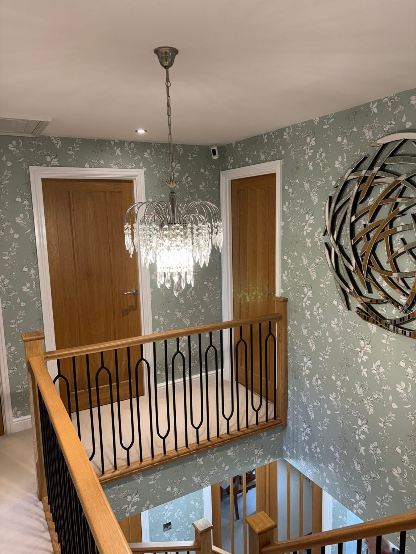 Finished hall stairs and landing